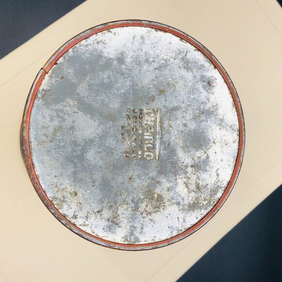 Vintage CHEINCO Homestead All Natural Cookies Tin Jar: 70s Kitchen Decor - Picture 7 of 12